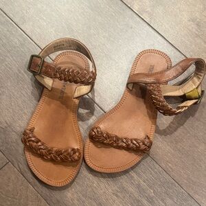 Tucker + Tate Tan Braided Sandals